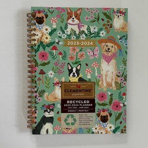 NWT Dog Themed Clementine Planner Academic Agenda 2023-2024